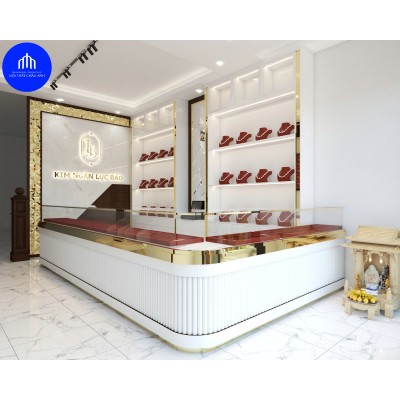 Thiết kế tiệm vàng Kim Ngân Lục Bảo của chị Dịu ở Hải Phòng